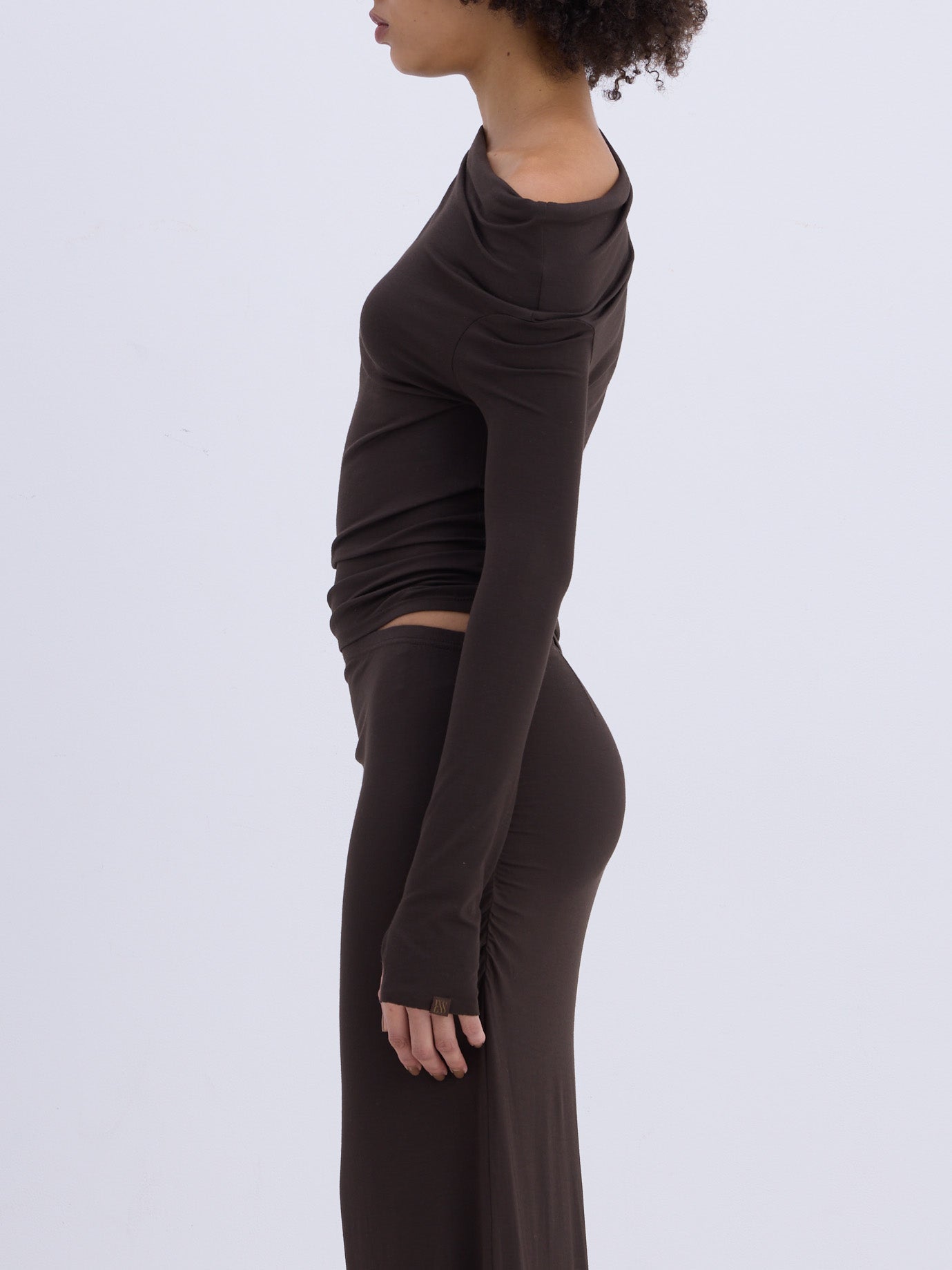 Shoulder drape Knit Top – ESS BY